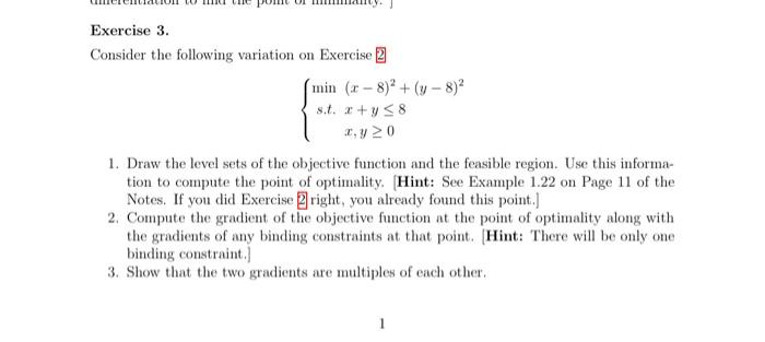 Solved Exercise 3. Consider the following variation on | Chegg.com