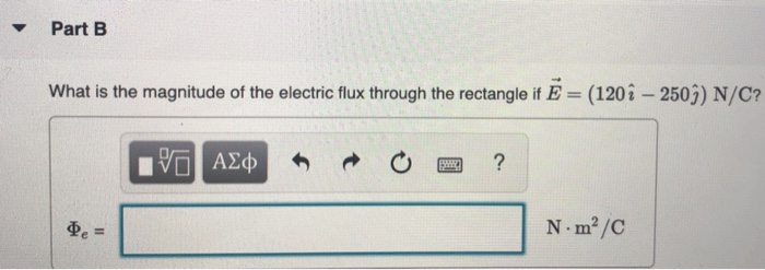 Solved B What Is The Magnitude Of The Electric Flux Thro Chegg Com