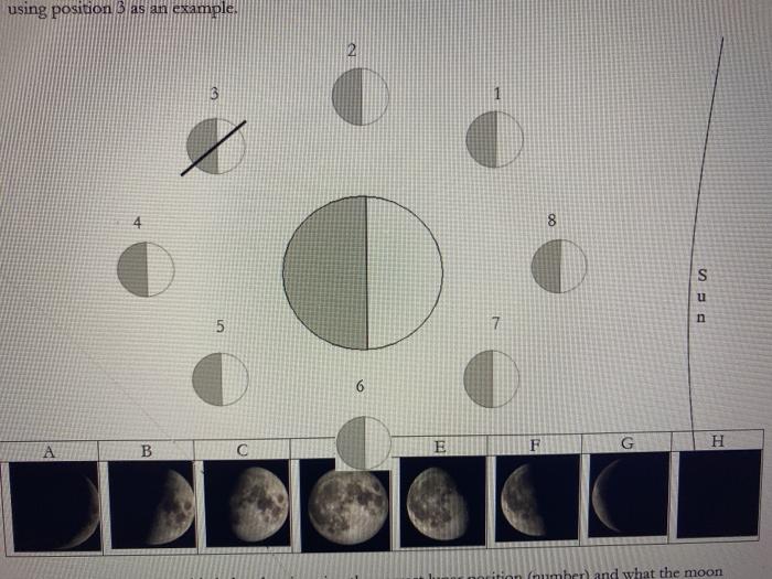 Solved using position as an example. 2 3 4 S u n 5 7 a 6 B E | Chegg.com