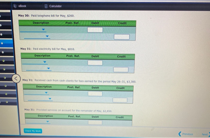 Solved eBook Calculator Part 1 Comprehensive Problem 1: The | Chegg.com