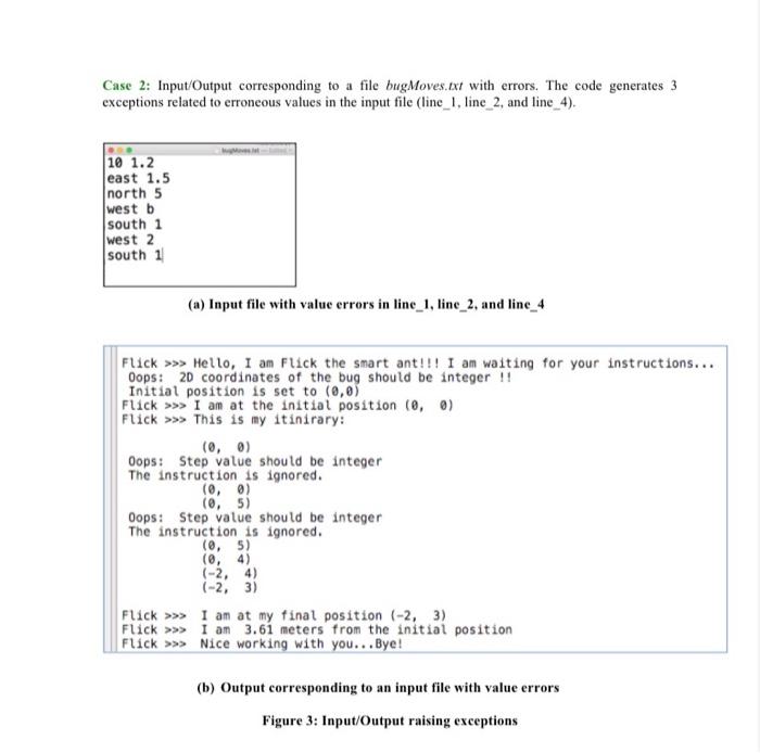 Case 2 Input Output Corresponding To A File Bugmo Chegg Com