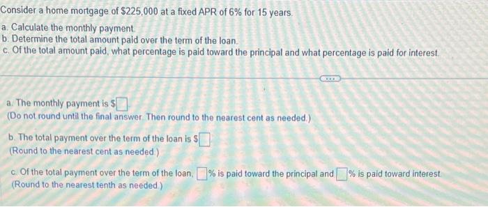 225 000 mortgage monthly payment