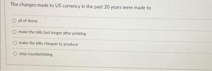 Solved Question 32 Which of the following is NOT a result of | Chegg.com