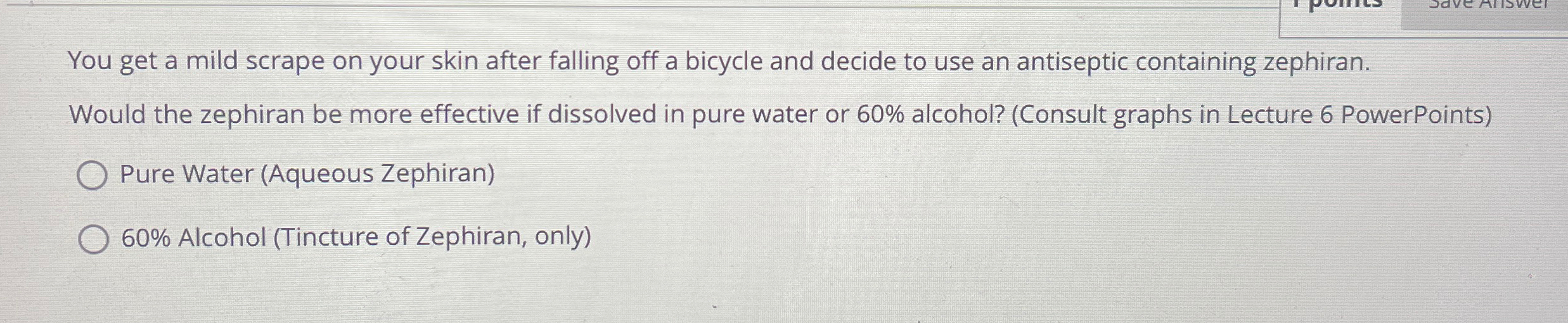 Solved You get a mild scrape on your skin after falling off