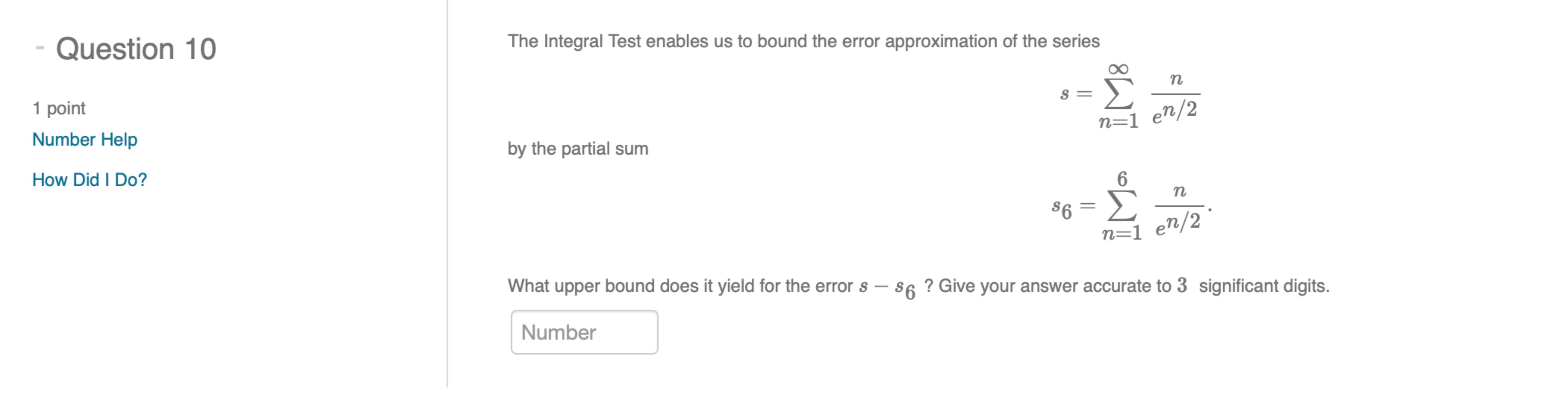 Solved The Integral Test Enables Us To Bound The Error Chegg Solved the integral test enables us to bound the error chegg