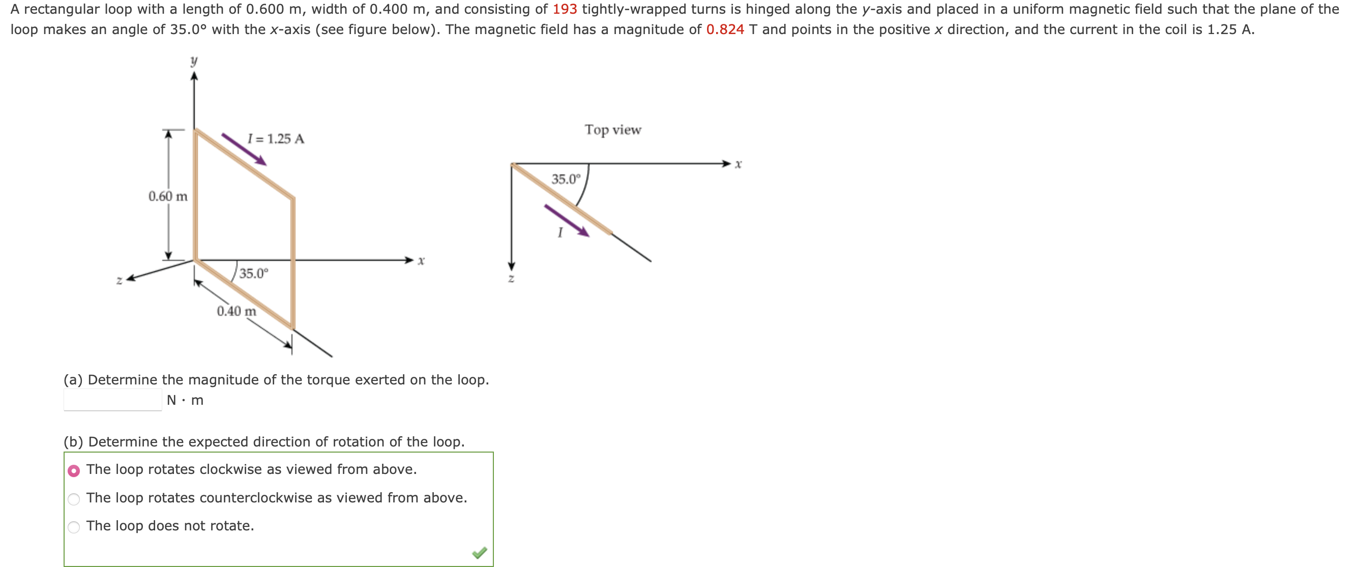 solved-a-rectangular-loop-with-a-length-of-0-600-m-width-chegg