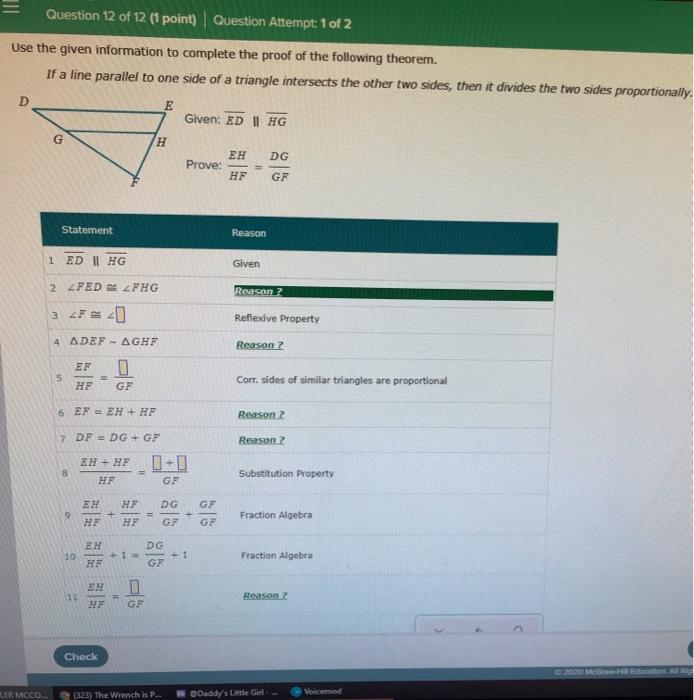 Solved Question 12 Of 12 1 Point Question Attempt 1 Of Chegg Com