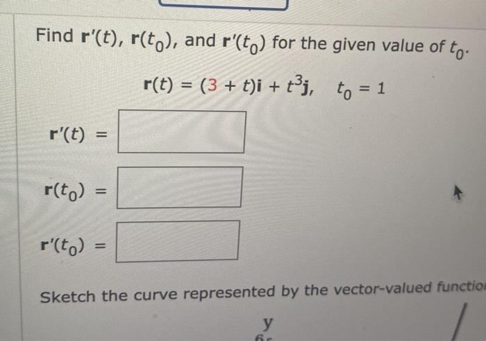 Solved Find R′(t),r(t0), And R′(t0) For The Given Value Of | Chegg.com