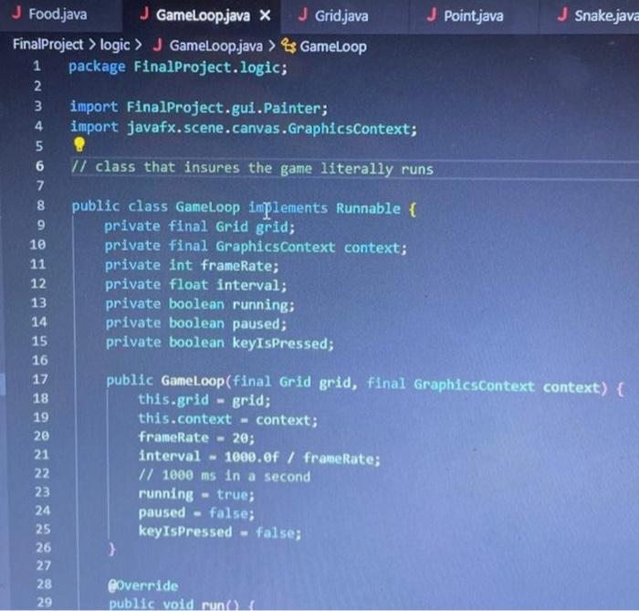 Solved copy and paste the java code accordingly and make a | Chegg.com