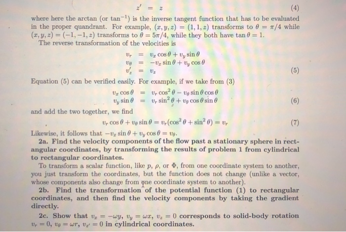 2. Change of variables to different coordinate | Chegg.com