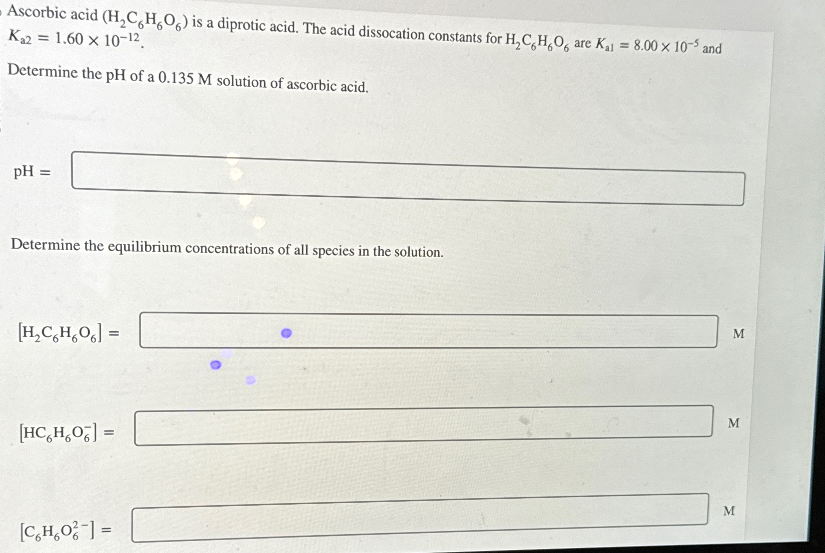 Solved Pleae Answer with CORRECT ANSWER. Ascorbic acid | Chegg.com
