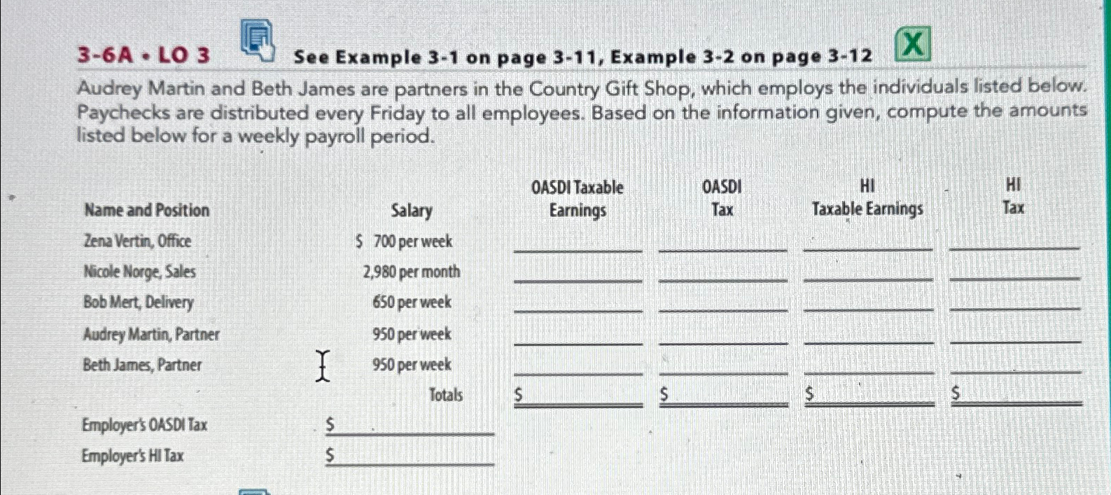 Solved 3-6A *103See Example 3-1 ﻿on page 3-11, ﻿Example 3-2 | Chegg.com