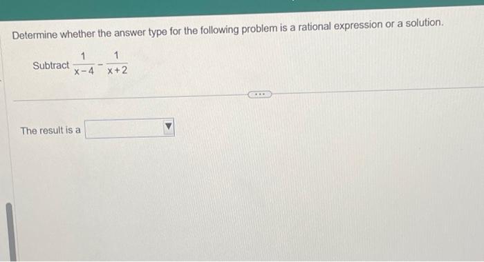 Solved Determine whether the answer type for the following | Chegg.com