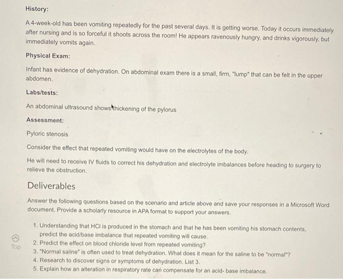 solved-history-a-4-week-old-has-been-vomiting-repeatedly-chegg
