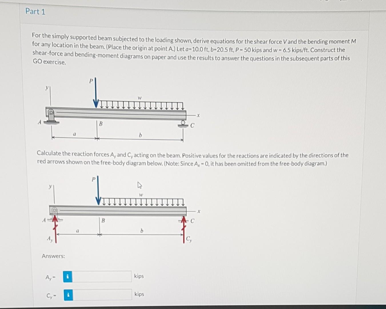 Solved For the simply supported beam subjected to the | Chegg.com