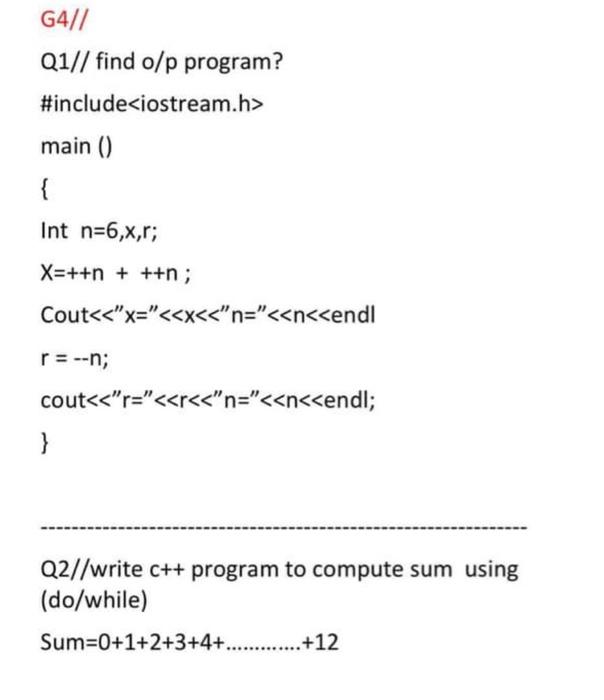 Solved G4 Q1 Find O P Program Include Main Int Chegg Com