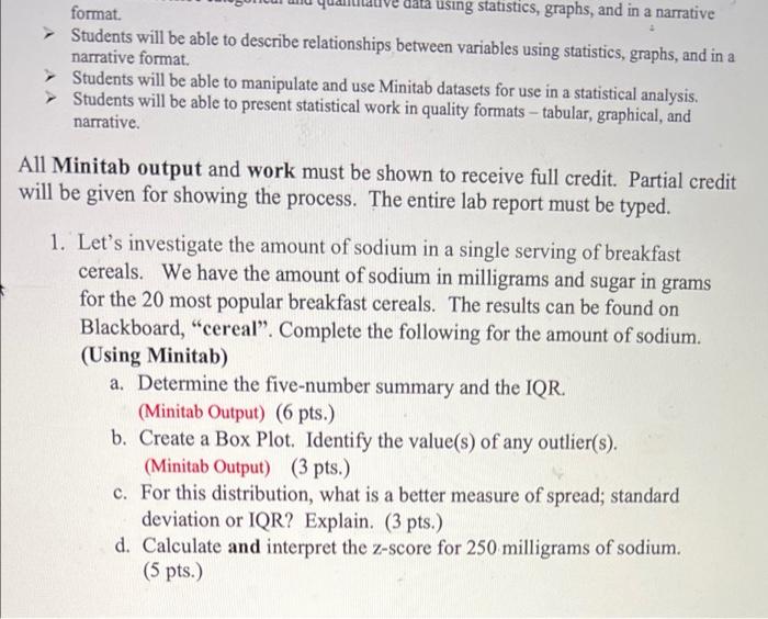 Solved Question 1: A). The five number summary is as | Chegg.com