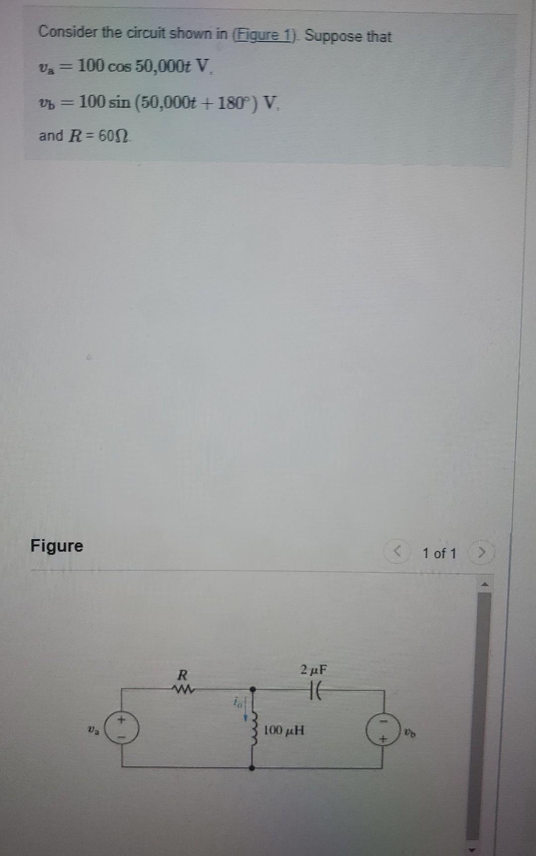Solved Consider the circuit shown in Figure 1). Suppose that | Chegg.com