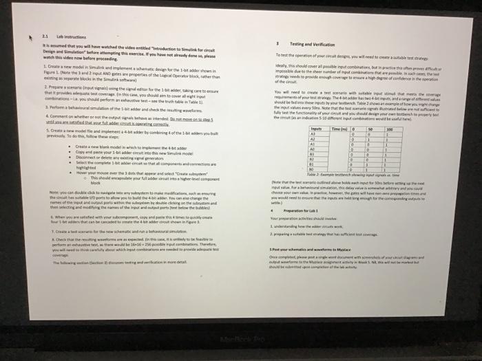 1 Overview In this lab you will implement and test a | Chegg.com