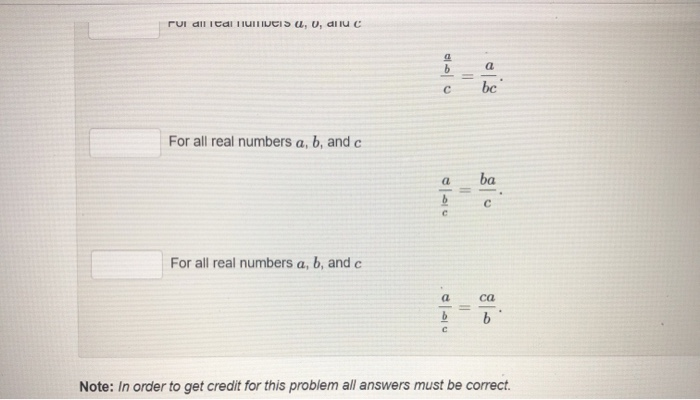 Solved (1 point) For each statement below enter a T (true) | Chegg.com