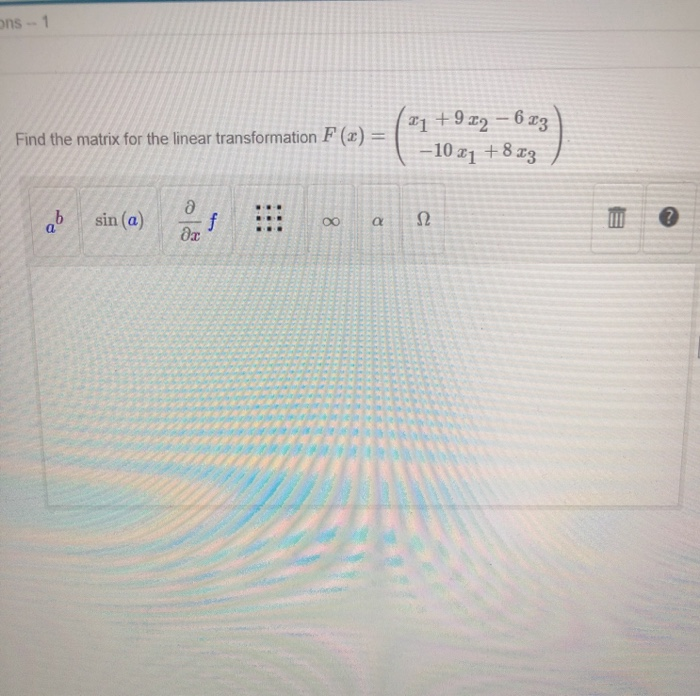 Solved What is the matrix corresponding to a rotation of | Chegg.com