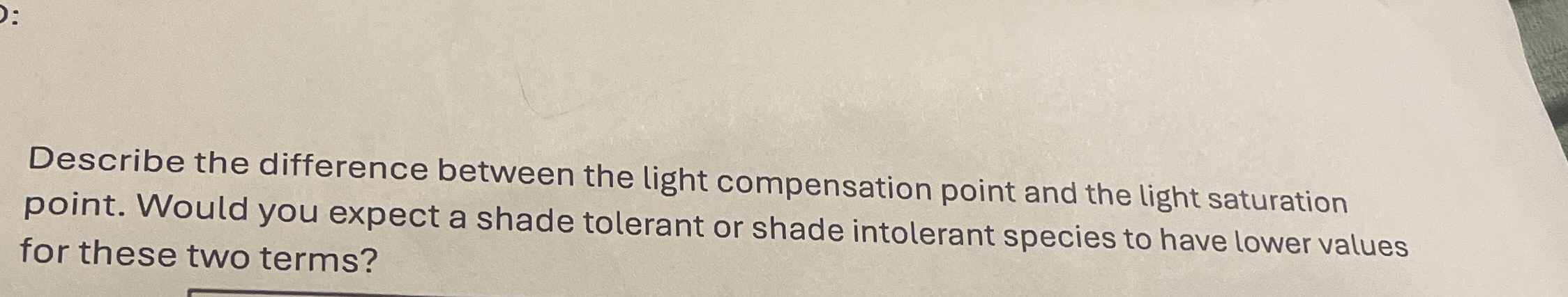 Solved Describe the difference between the light | Chegg.com