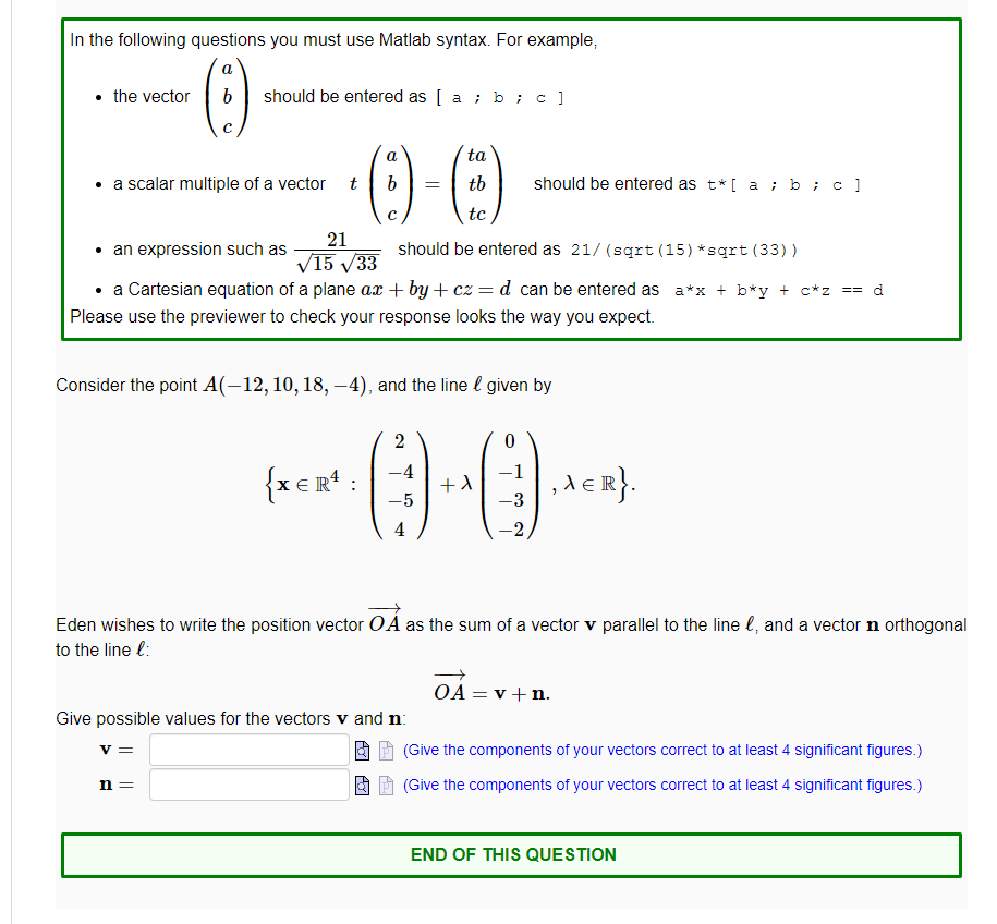 Solved In the following questions you must use Matlab | Chegg.com