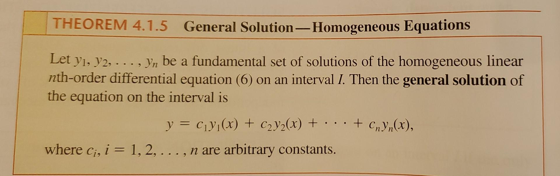 Solved Let y1,y2,…,yk be solutions of the homogeneous n | Chegg.com