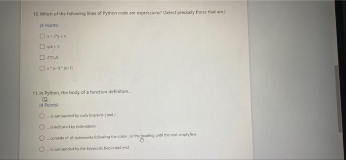 Solved in Python, the final character of a non-empty | Chegg.com