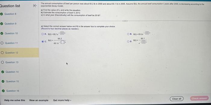 Question list Question 8 Question 9 Question 10 | Chegg.com