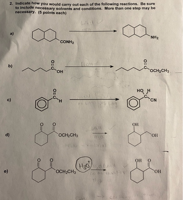 Solved 1. Draw the major organic product in each of the | Chegg.com