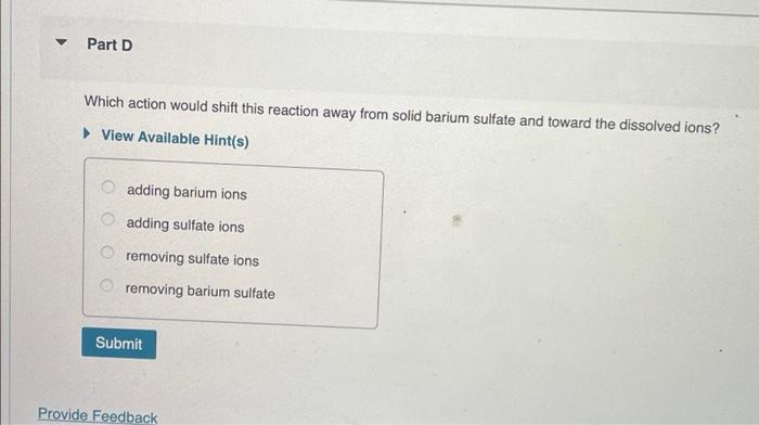 Solved Here is the chemical reaction that represents solid | Chegg.com