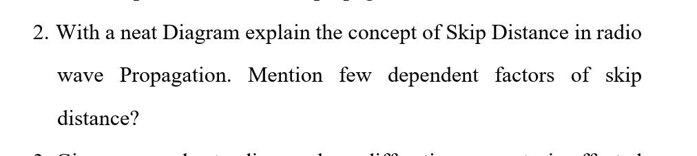 Solved 2. With a neat Diagram explain the concept of Skip | Chegg.com