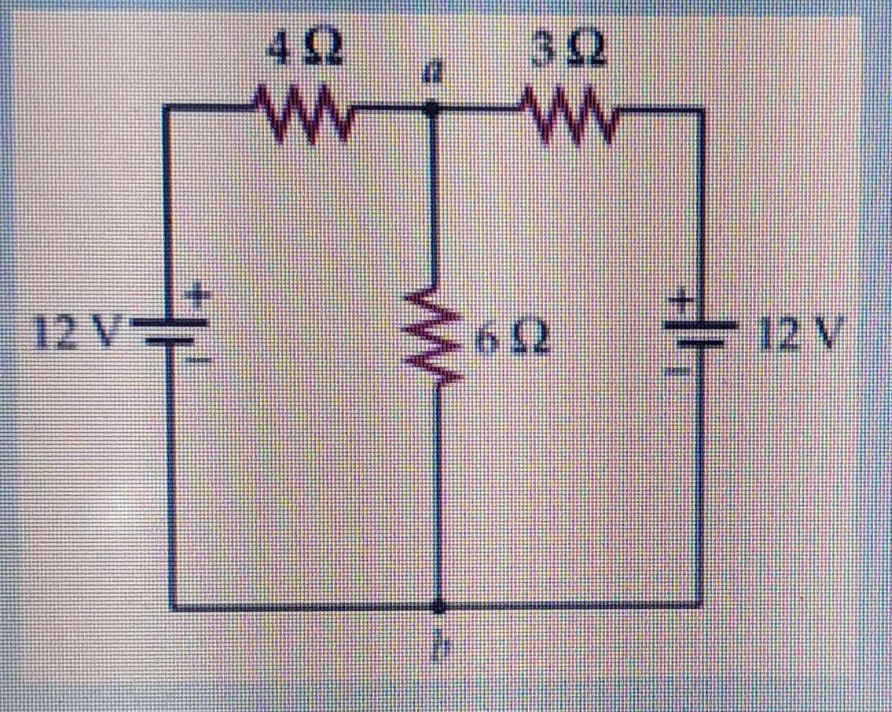 Solved What is the potential difference between point a and | Chegg.com