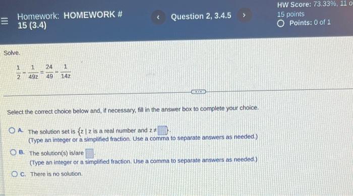 Solved Homework: HOMEWORK # Question 2, 3.4.5 15 (3.4) | Chegg.com