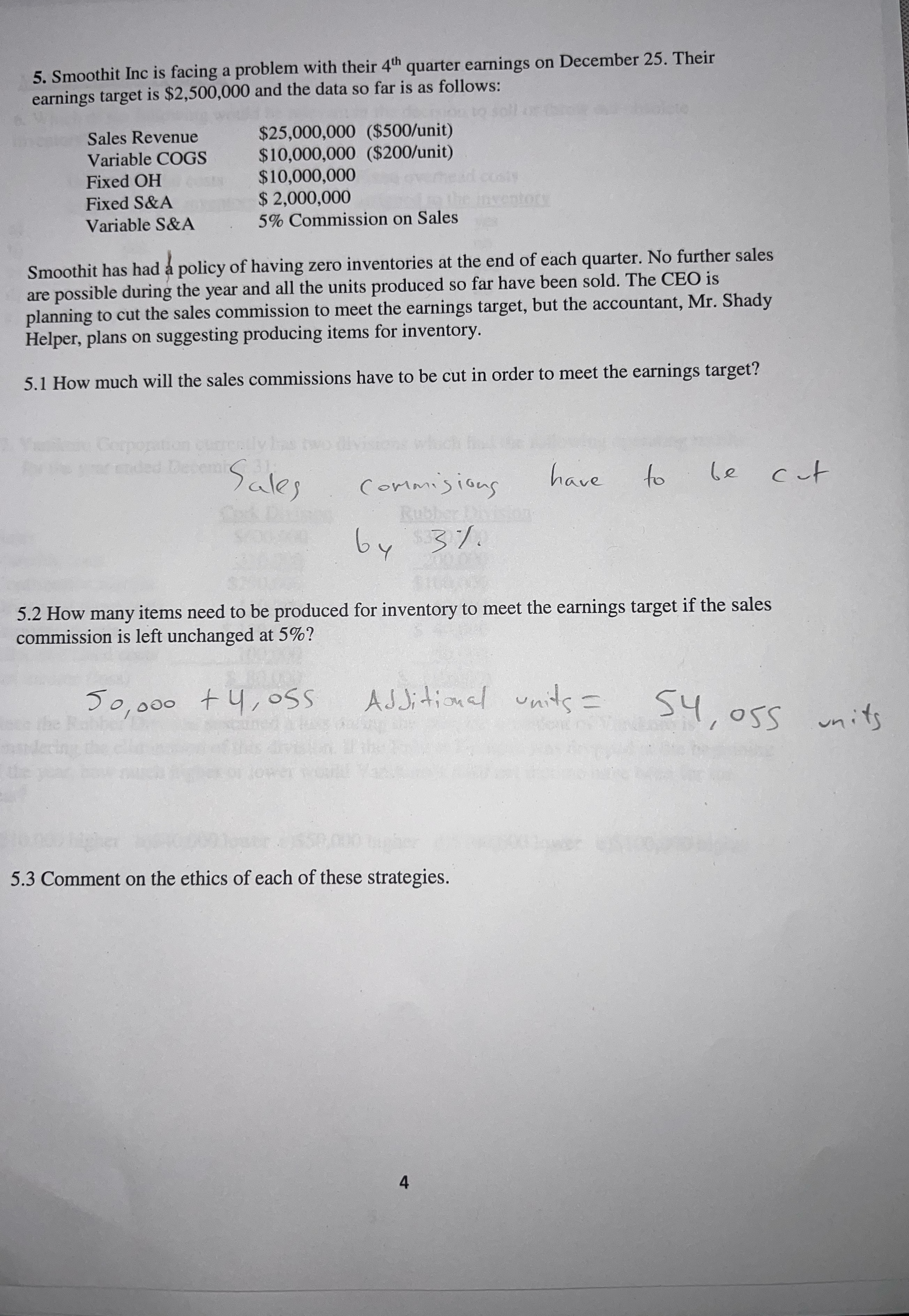 Solved The answers provided are correct. I just need help | Chegg.com
