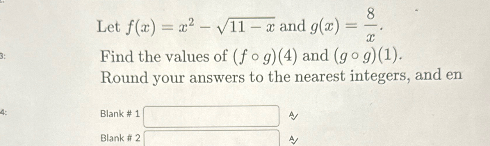 Solved Let F(x)=x2-11-x2 ﻿and G(x)=8x ﻿Find The Values Of | Chegg.com