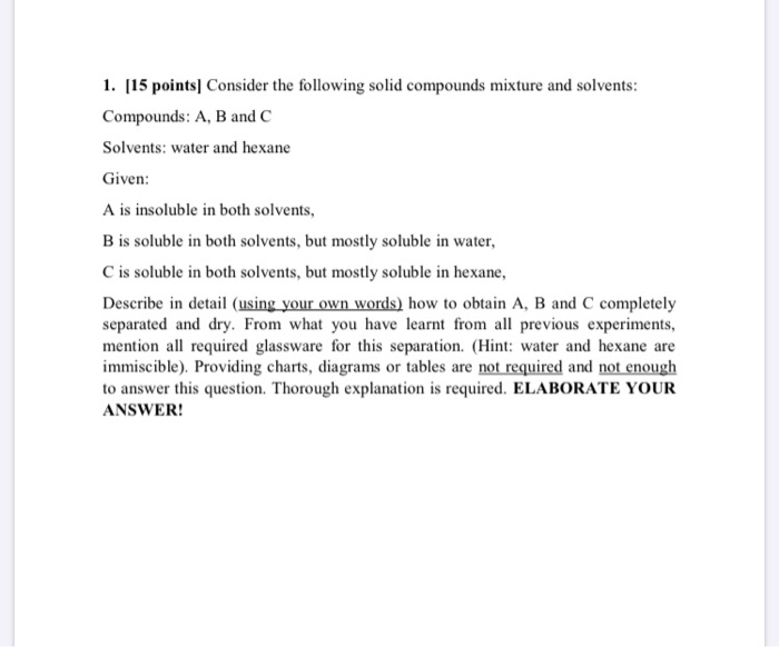 Solved 1 15 Points Consider The Following Solid Compounds Chegg Solved 1 15 Points Consider The Following Solid Compounds Chegg