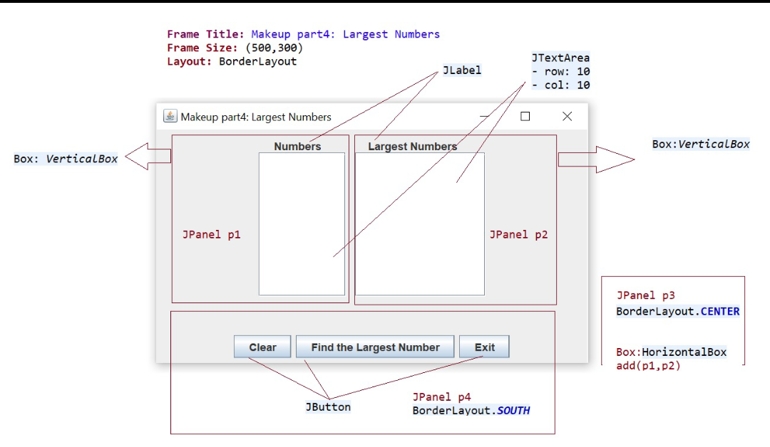 Solved Frame Title: Makeup part4: Largest Numbers Frame | Chegg.com