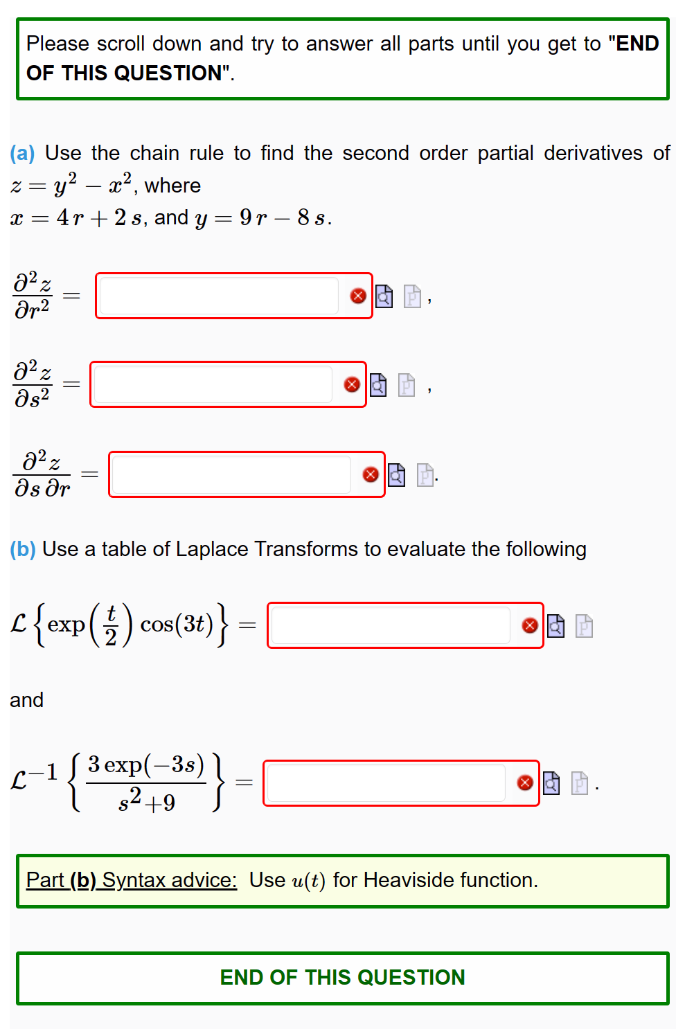 Solved Please scroll down and try to answer all parts until | Chegg.com