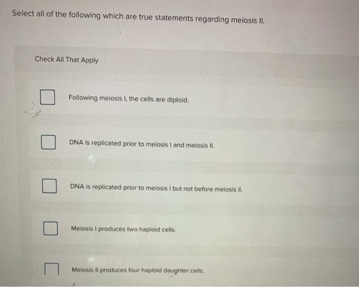 Which Of The Following Statements About Cells Is True Solved Select all of the following which are true statements | Chegg.com