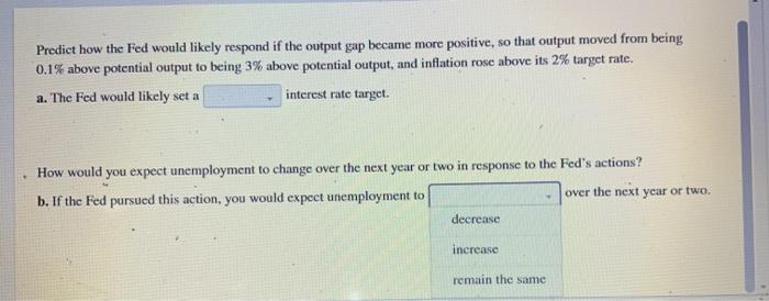 Solved Monetary Policy - End Of Chapter Problems Predict How | Chegg.com