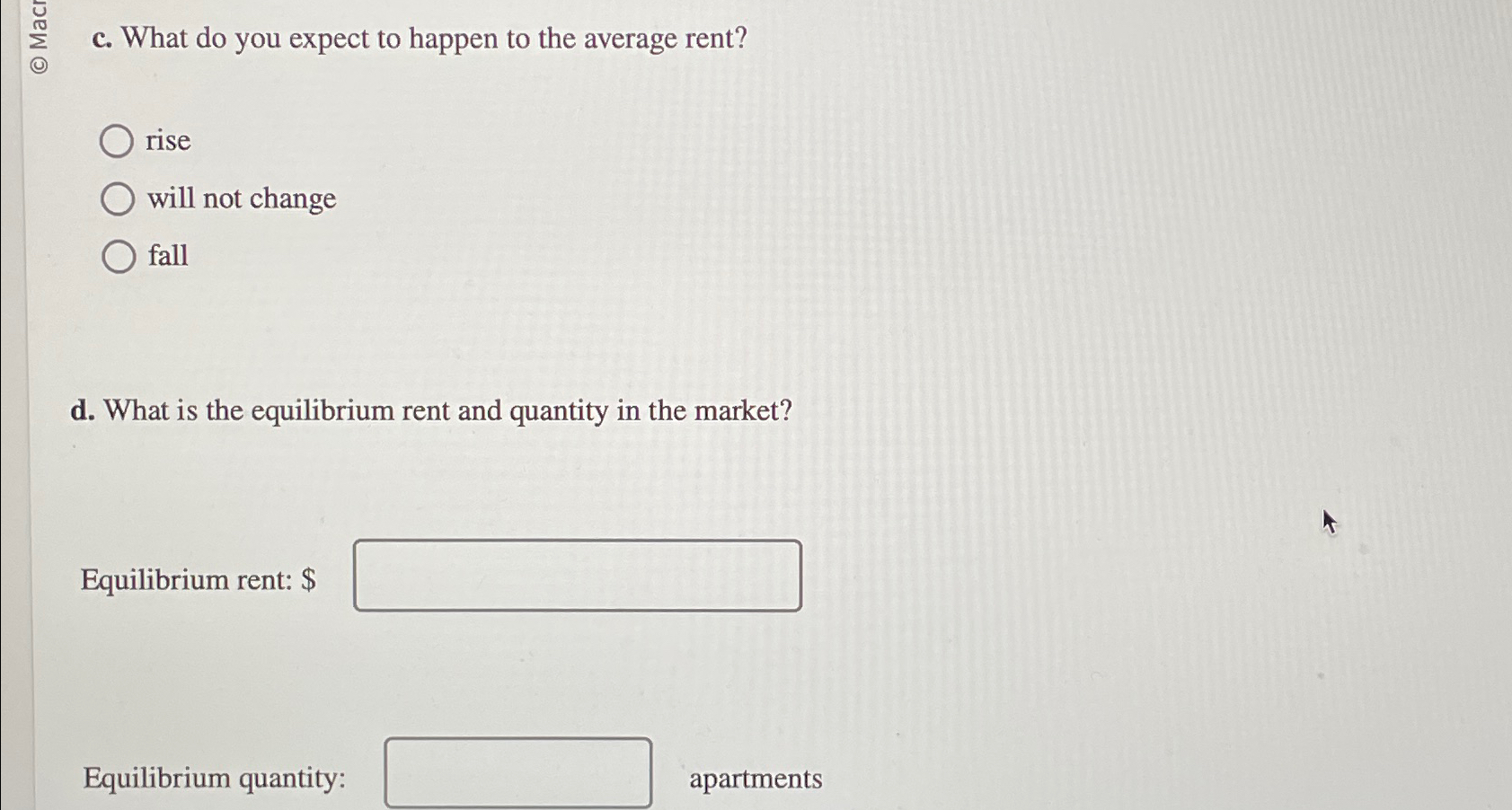 Solved Equilibrium Where Supply Meets Demand ﻿End of