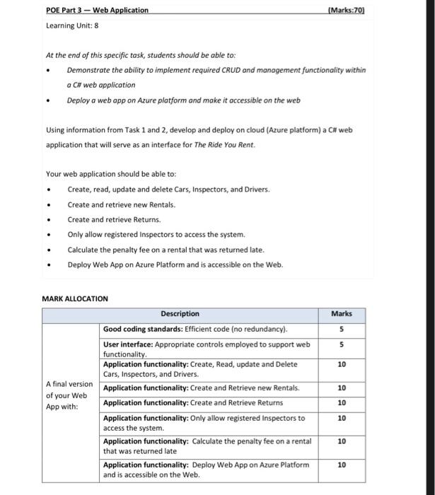 Solved Portfolio of Evidence (PoE) - Background With the | Chegg.com