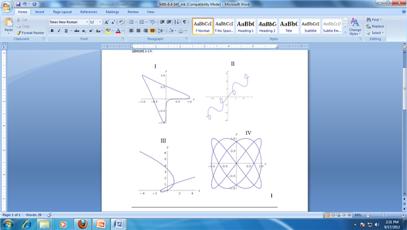 Solved: Graphs of Parametric Equations Match the parametric equati ...