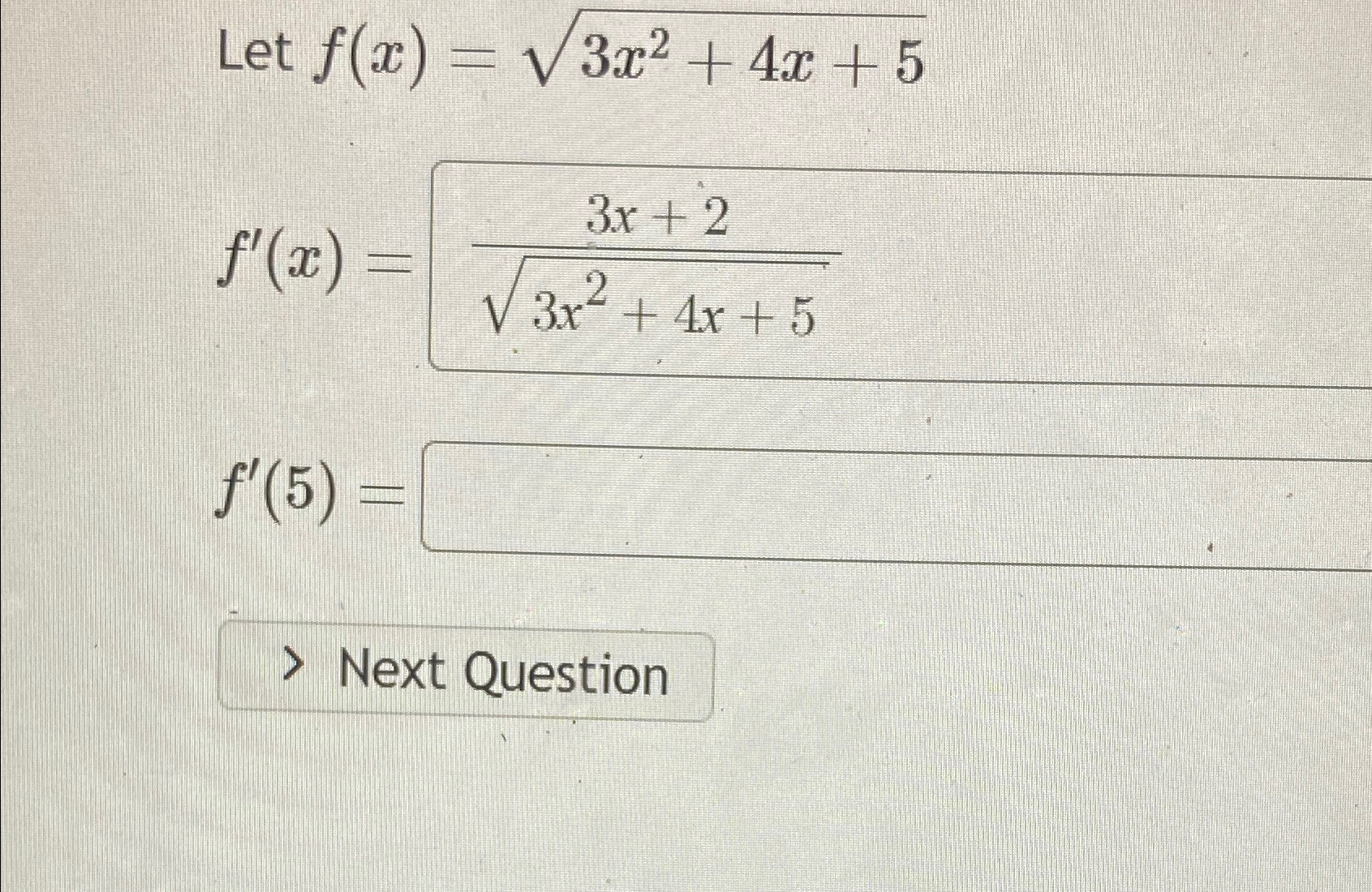 Solved Let F X 3x2 4x 52f X 3x 23x2 4x 52f 5 17 10