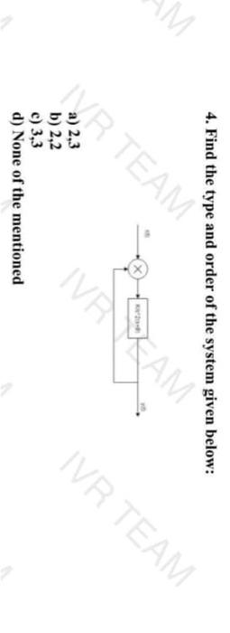 4. Find the type and order of the system given below:
a) 2,3
b) 2,2
c) 3,3
d) None of the mentioned