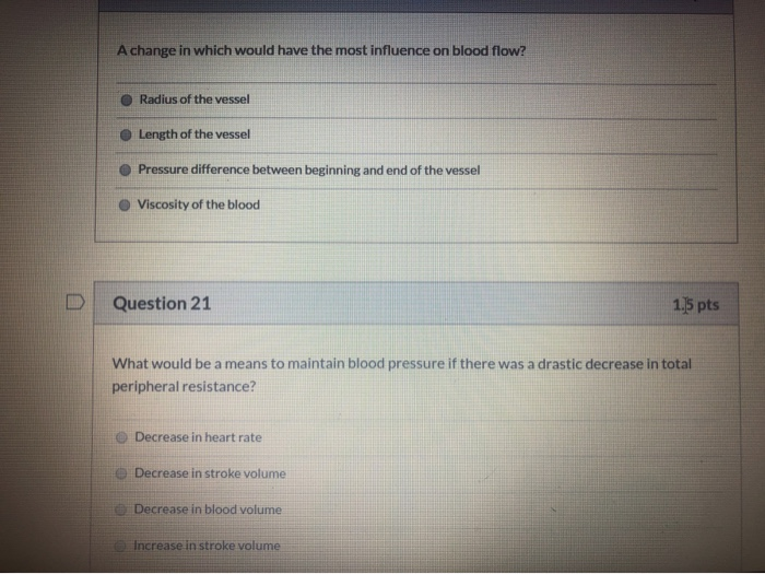 Solved A change in which would have the most influence on | Chegg.com