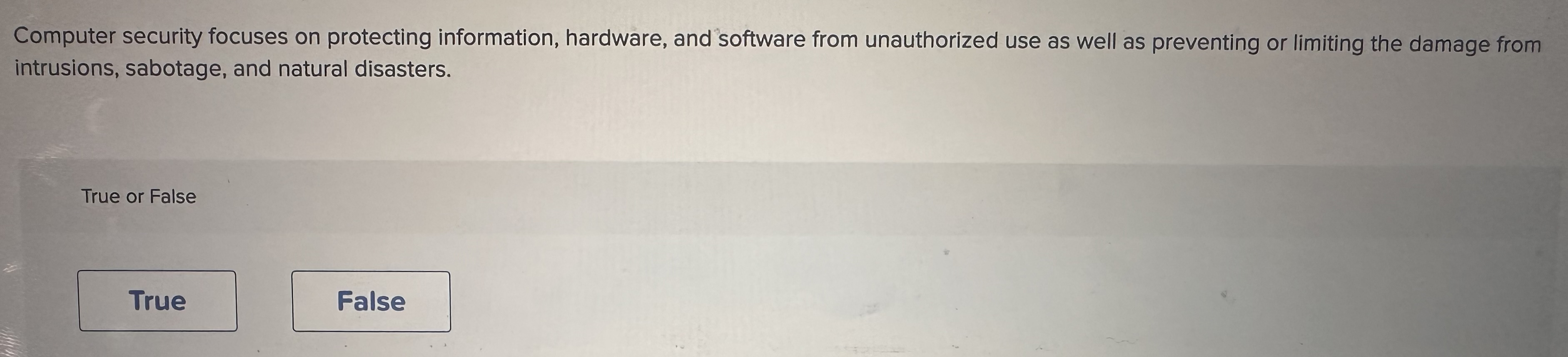 Solved Computer security focuses on protecting information, | Chegg.com