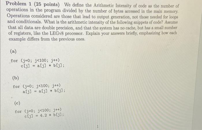 Solved Problem 1 (25 points) We define the Arithmetic | Chegg.com